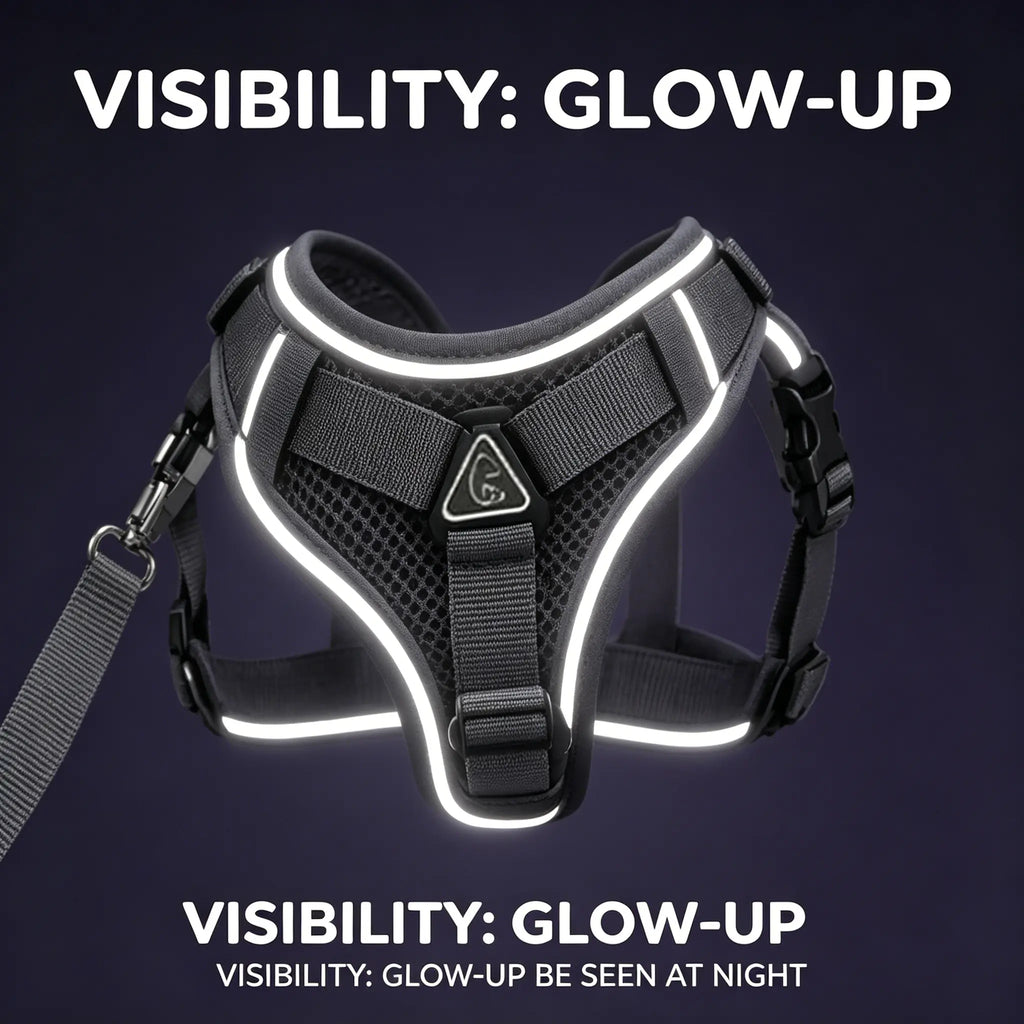 Escape-Proof Cat Harness and Leash Set - Adjustable Size with Breathable Materials, Reflective Strip, and Soft Mesh Vest for Safe Walking - Includes Summer Version